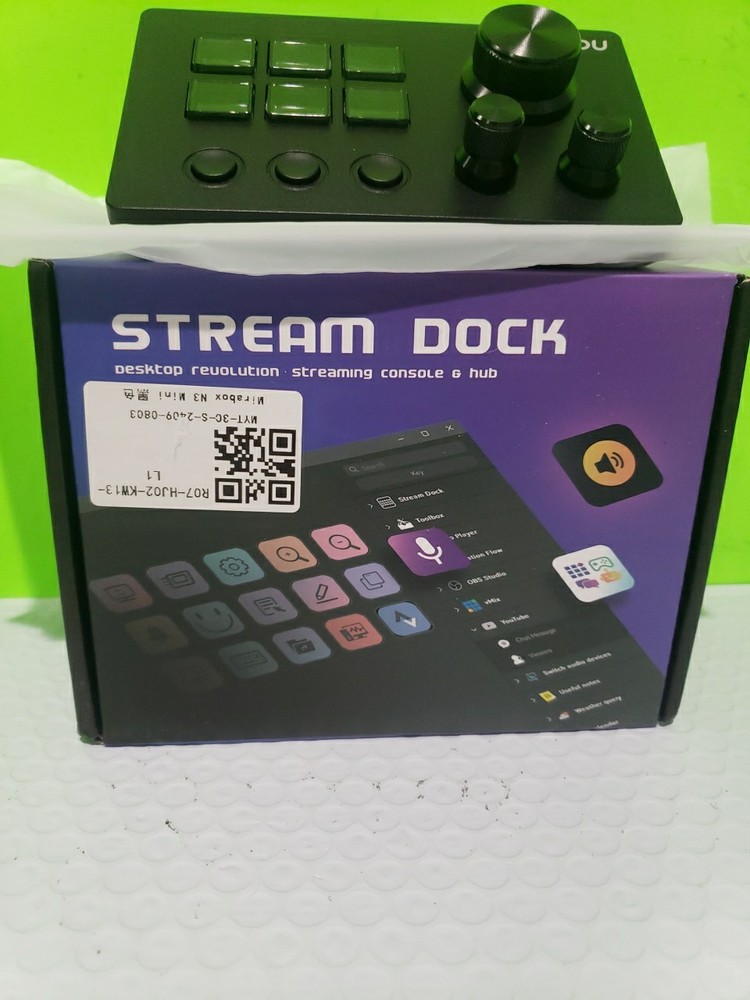 Stream Controller with customizable LCD Macro keys Content Creator & Streaming