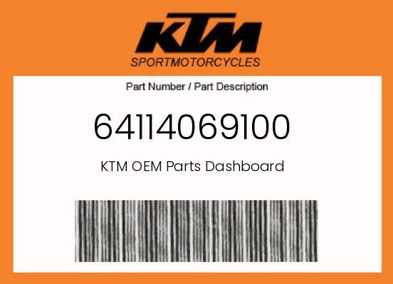 KTM Genuine Dashboard - 64114069100