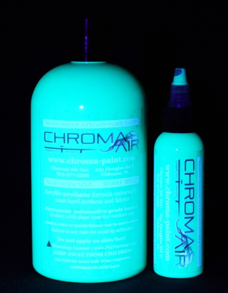 ChromaAir Paints: Fluorescent Aqua