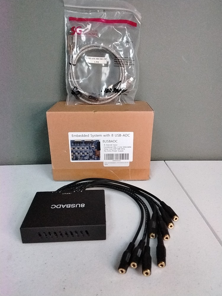 Wistar Octa Core Embedded System with 8 USB-ADC 8USBADC, 8 Channel Input