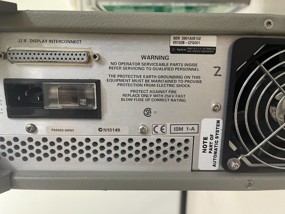 HP Agilent 8510C Network Analyzer System IF Detector_3901A08102