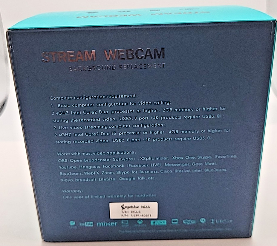 Angetube Stream Webcam Auto Focus