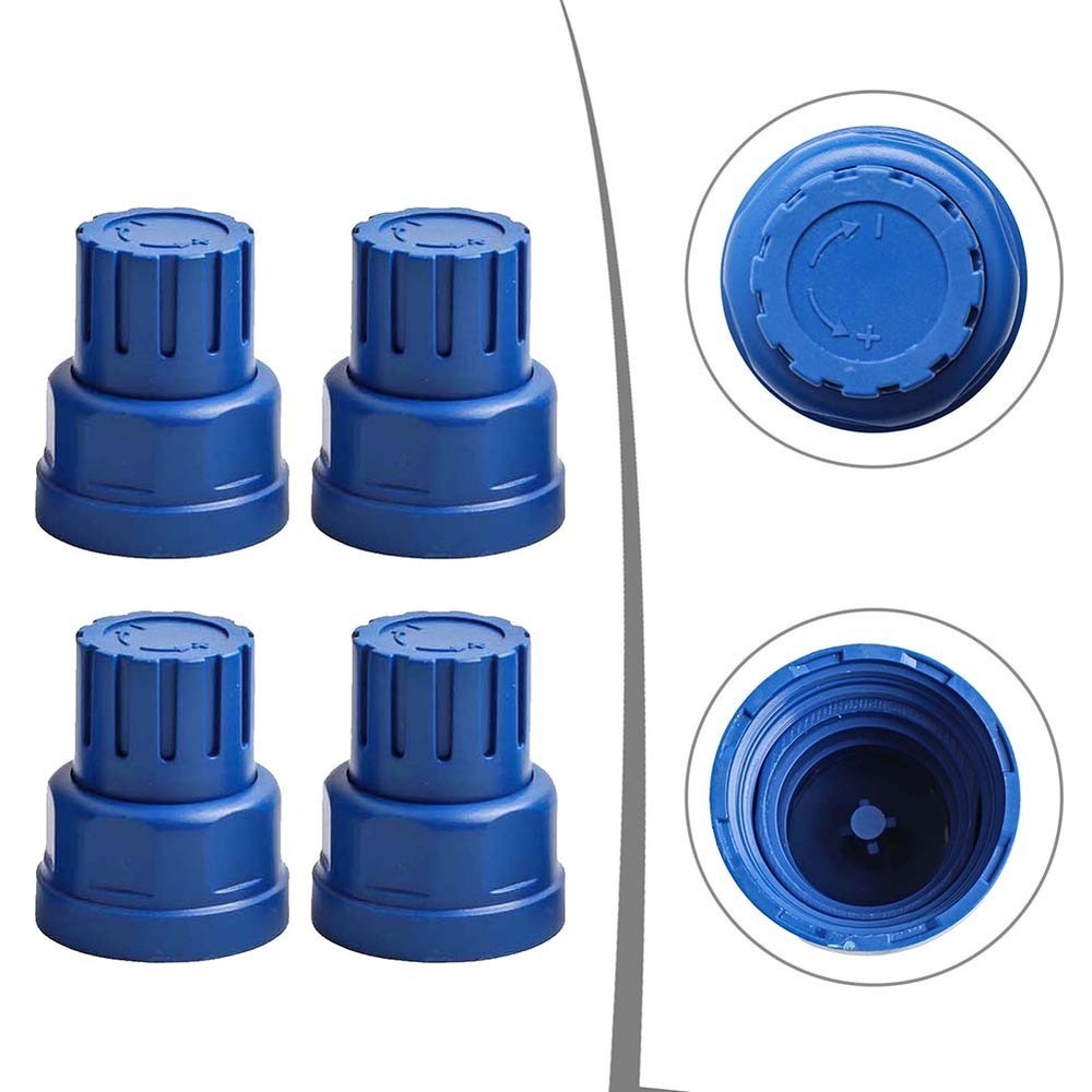 4pcs Blue Handle Floor Heating Manifold Switch Accessories For Easy Control New