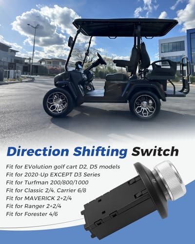 Golf Cart Direction Shifting Switch Assembly Forward Reverse Fit for Evolution