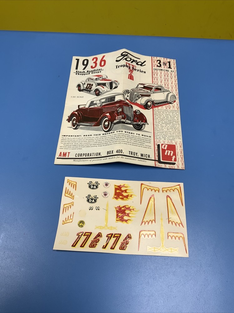 AMT 36 FORD 3 IN 1 CUSTOMIZING KIT #149