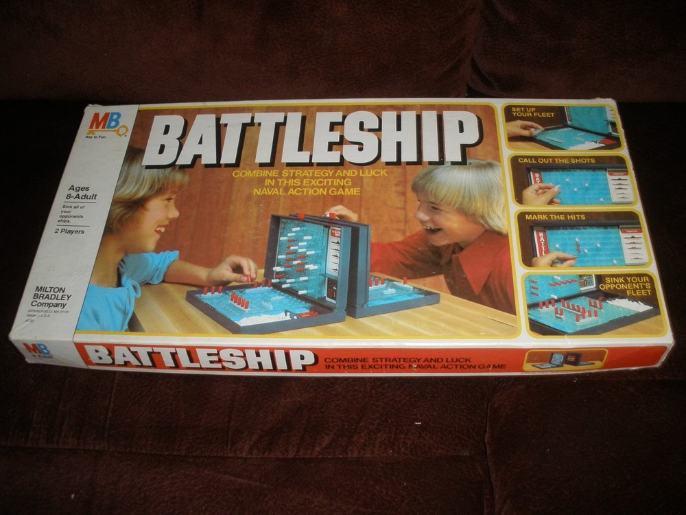 VINTAGE MILTON BRADLEY BATTLESHIP COMPLETE READ DESCRIPTION 1978