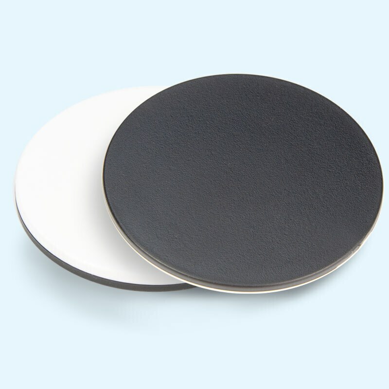 Stereo Microscope Bottom Plastic Round Stage Plate Black White Working Board