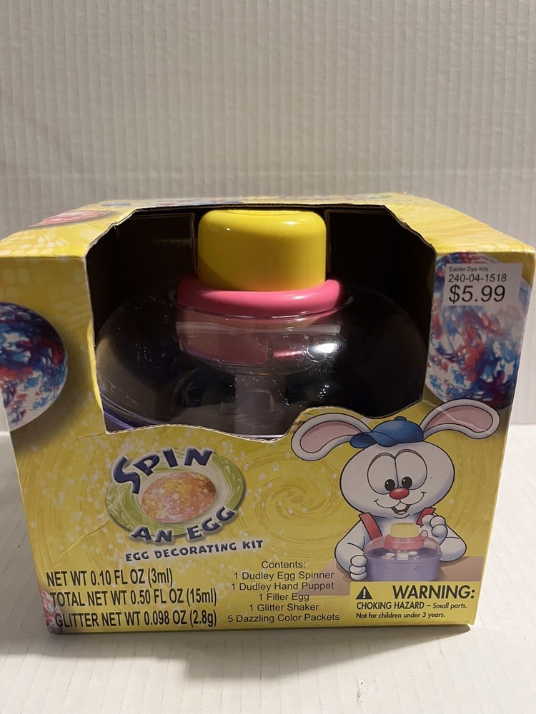 Dudley's Spin An Egg Easter Decorating Egg Spin-An-Egg (Spinner Only)