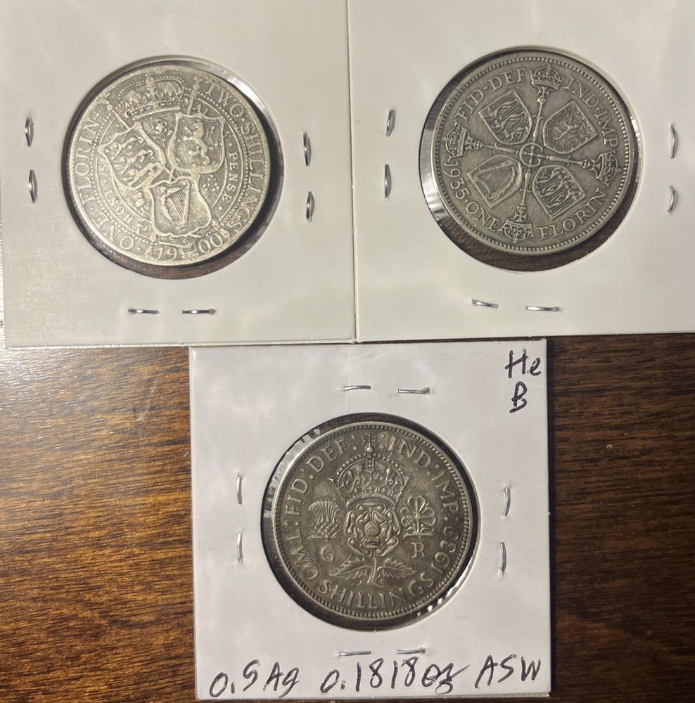 UK Florin Type Lot