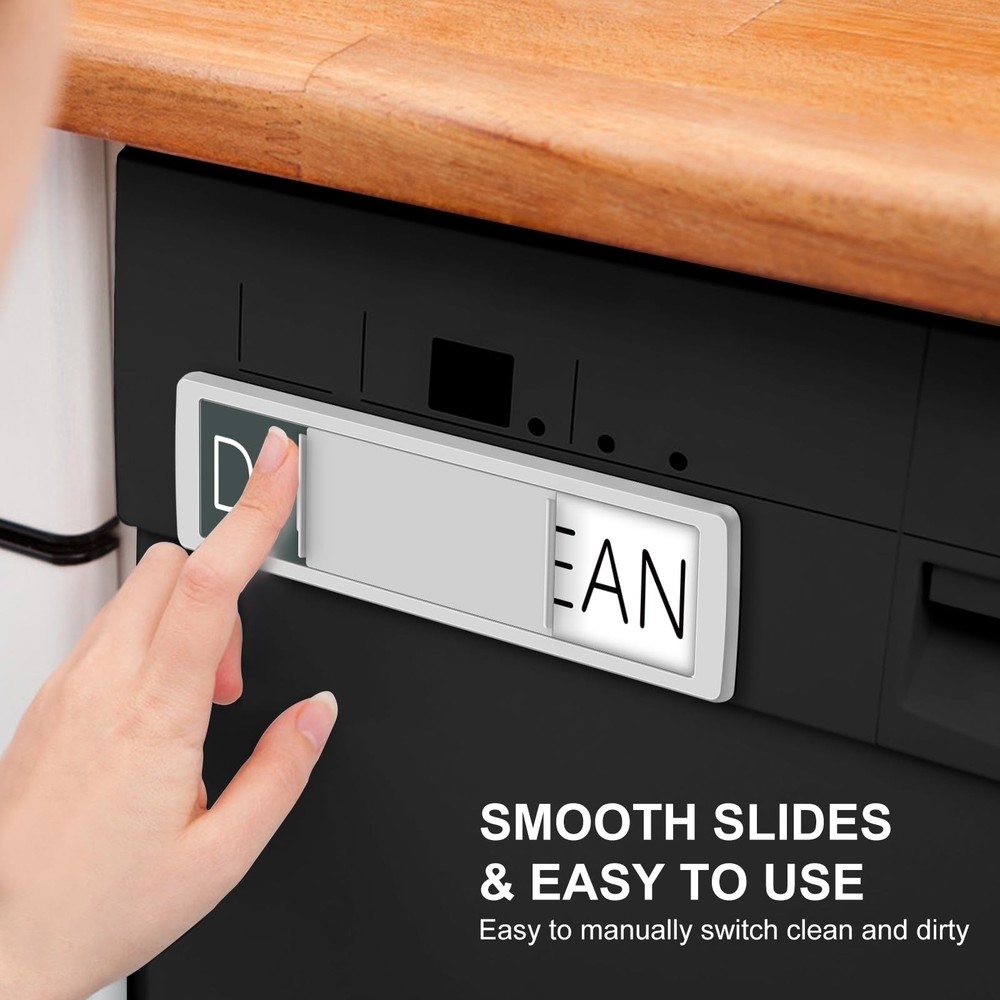 Dishwasher Clean Dirty Magnet Shutter Indicator Strong Adhesive Non Scratch