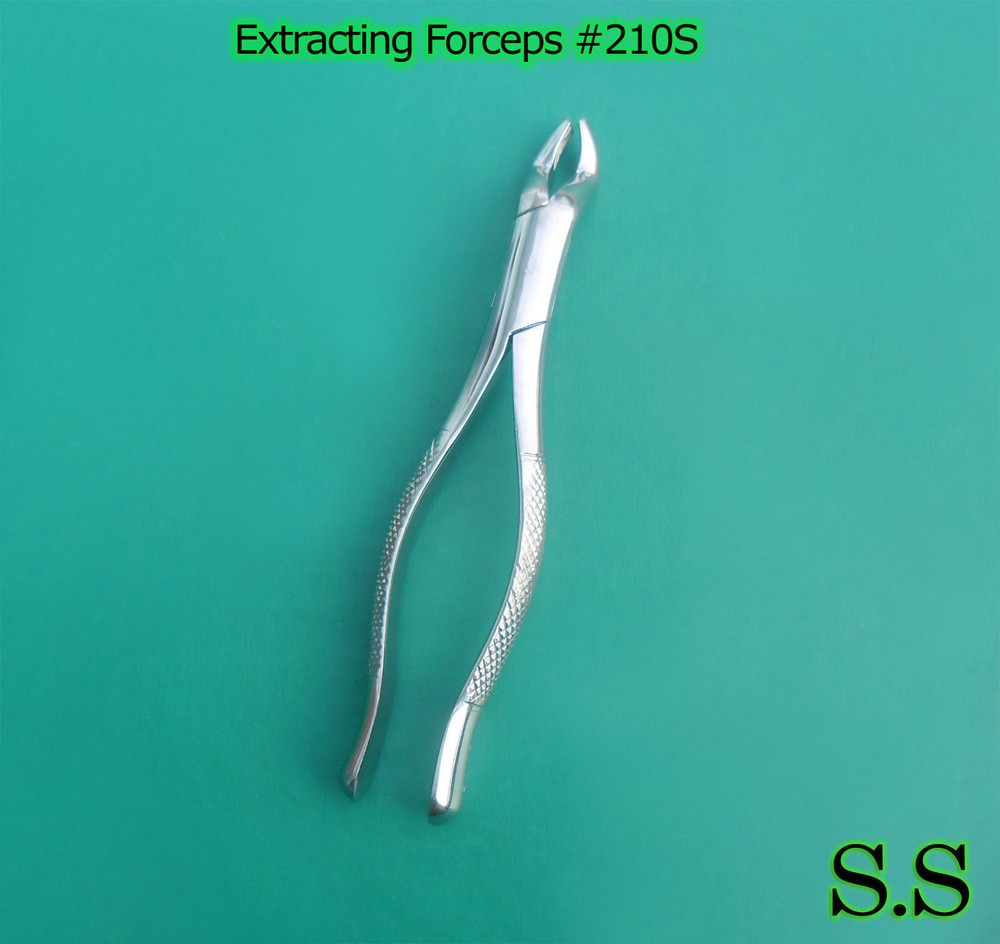 EXTRACTING FORCEPS DENTAL SURGICAL INSTRUMENTS # 210S