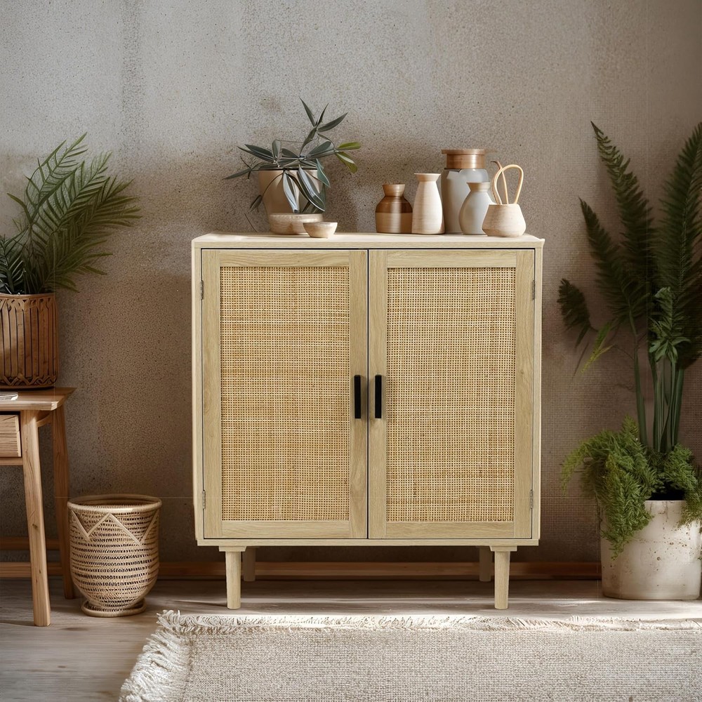 Solid Wood Sideboard Storage Cabinet