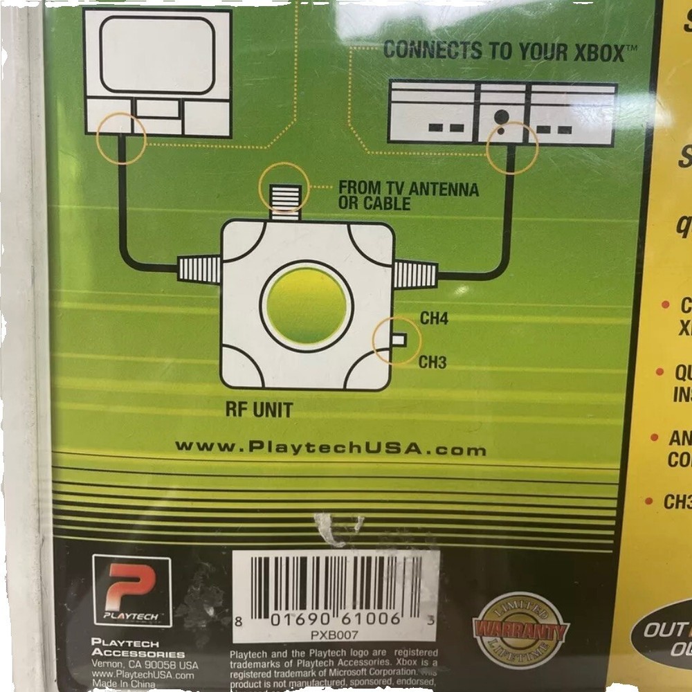 RF Switch Adapter for Original Xbox NEW