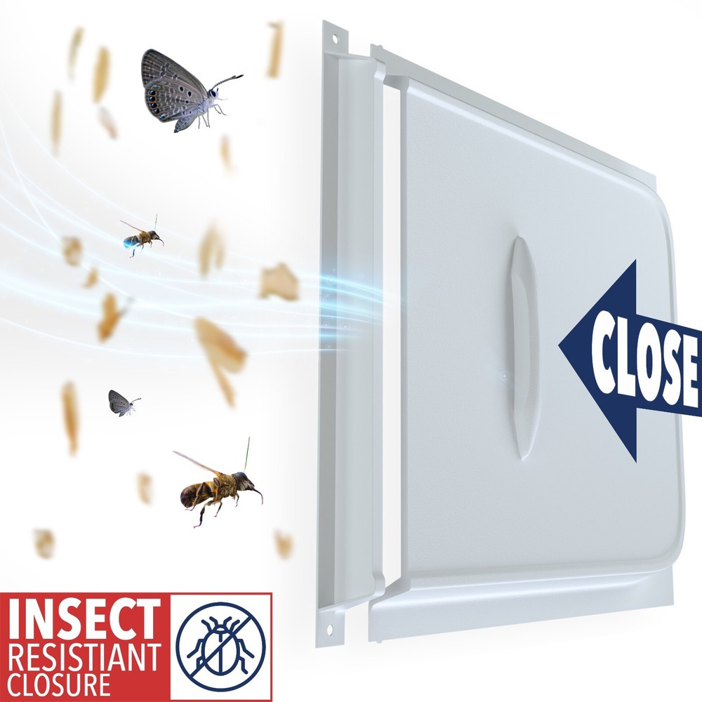 RV Screen Door Slider and Stop 12" NEW White OEM Replacement Leisure Coachworks