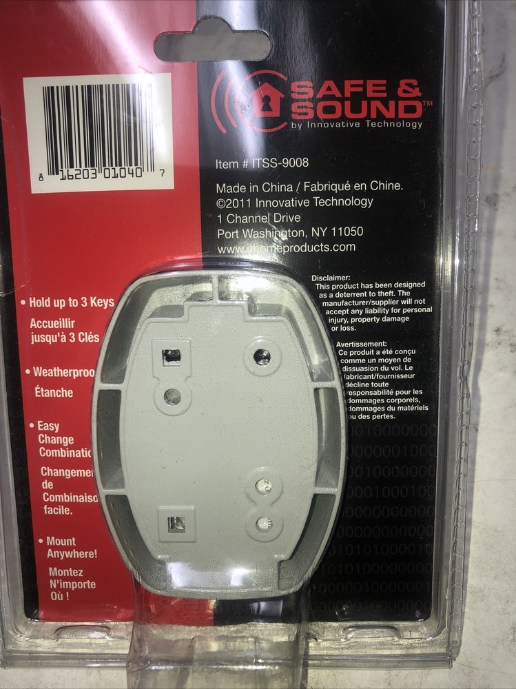 Safe And Sound Key Lock Box