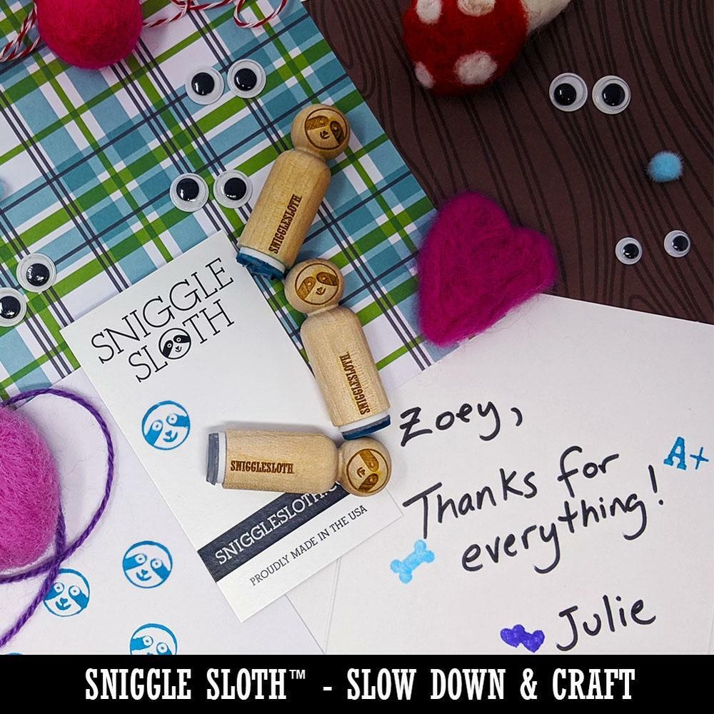 Three Crosses Rubber Stamp for Stamping Crafting Planners