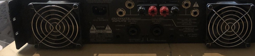 Tested Peavy GPS1500 Power Amplifier