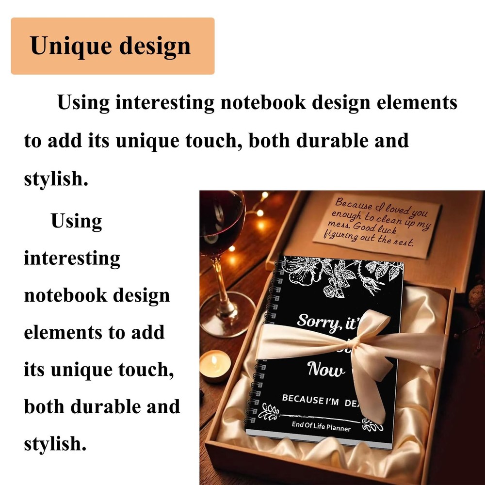 Sorry, It's Your Problem Now Because I'm Dead, Interesting Notebooks Black