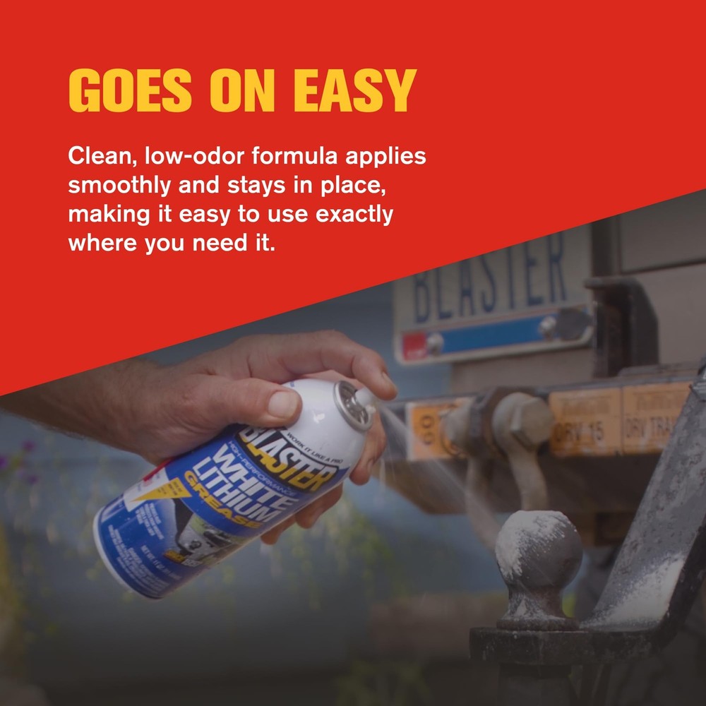 B’laster White Lithium Grease Spray – High-Performance Lithium Grease Spray –...