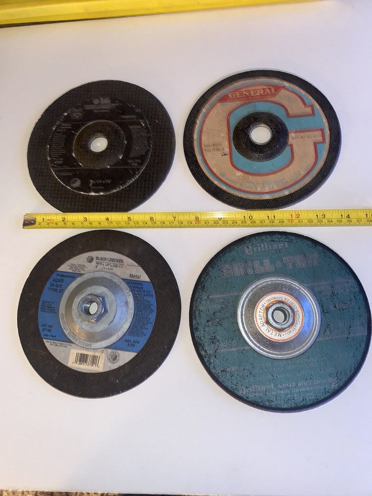 4 Pc. 7 “ Mixed Brands And Types Grinding Wheel/Disk