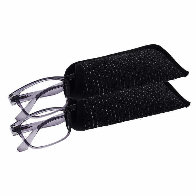 ADRIAN READING GLASSES, 2 PAIRS - Choose Magnification