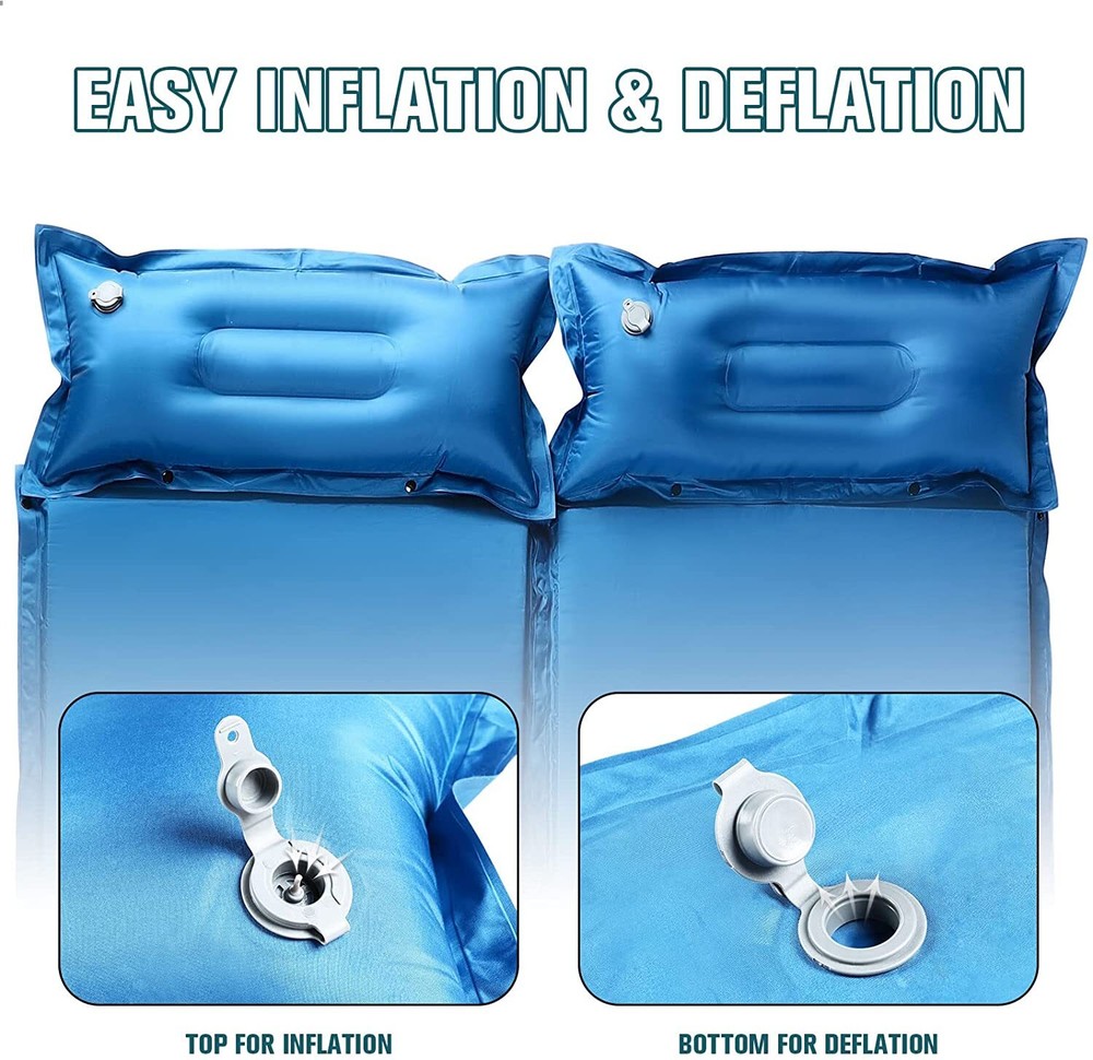 Self Inflating Sleeping Pad, Inflatable Sleeping Pad, Camping Pad for 2 Person