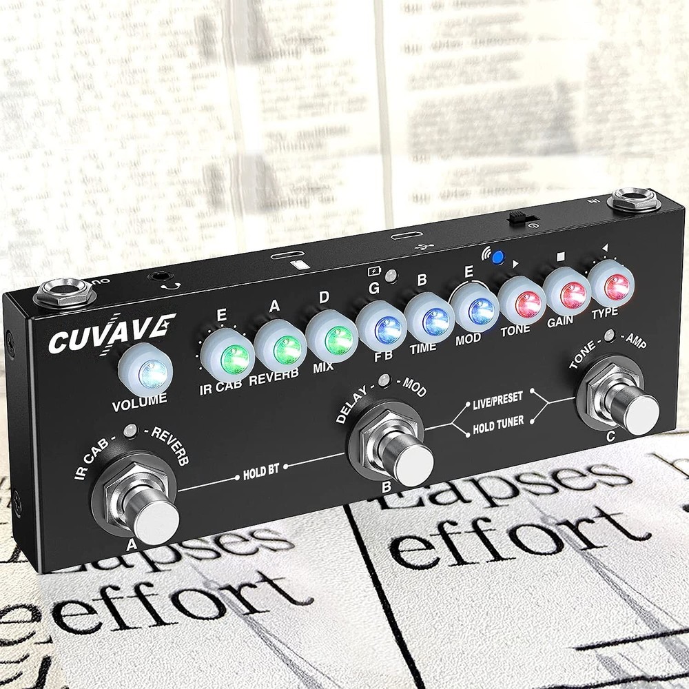 Multi Effects Guitar Pedal,Cube Baby Guitar Multi Effects Pedal Delay Chorus ...