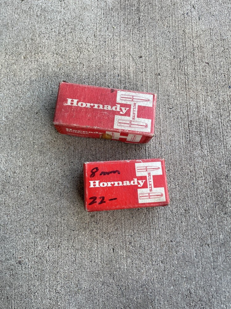 Vintage Hornady EMPTY Ammo Bullet Box - x2