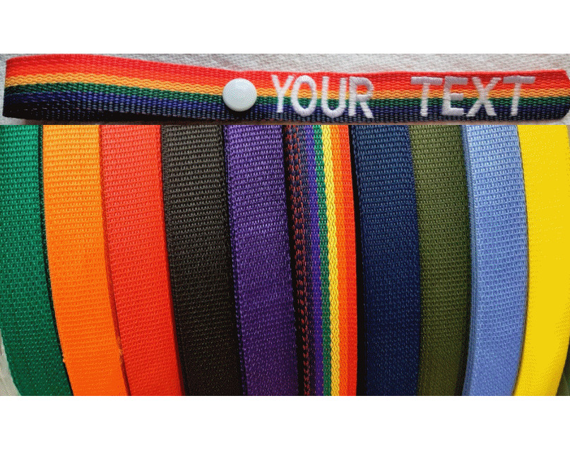 Custom embroidered Luggage Tag