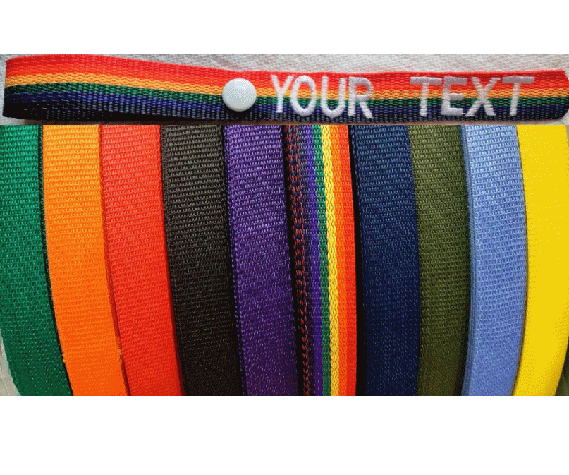 Custom embroidered Luggage Tag
