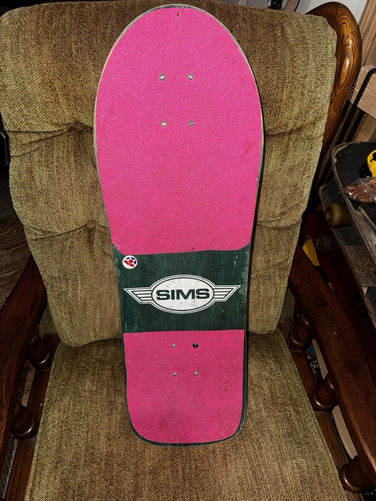 Sims Jeff Phillips Pro Model Vintage Skateboard