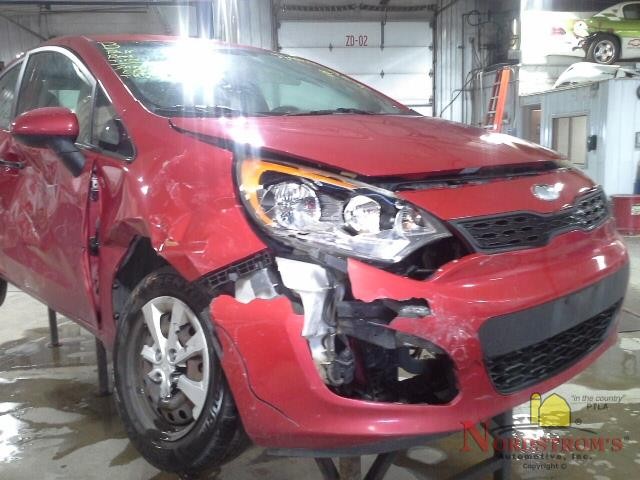 2013 Kia Rio Driver Front Headrest Only Tan Cloth