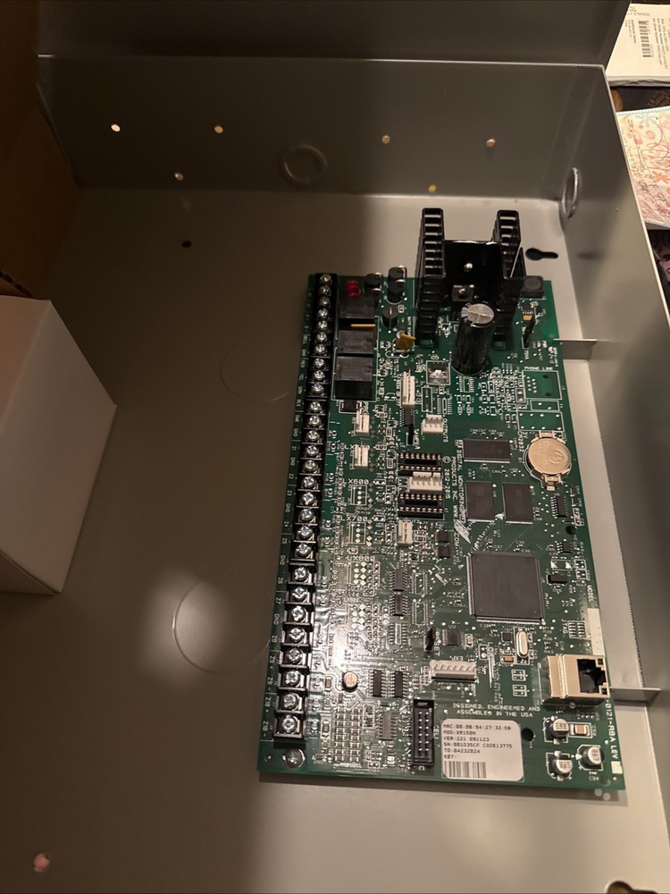 DMP XR150NL-G Network Panel Assembly and Accessories.