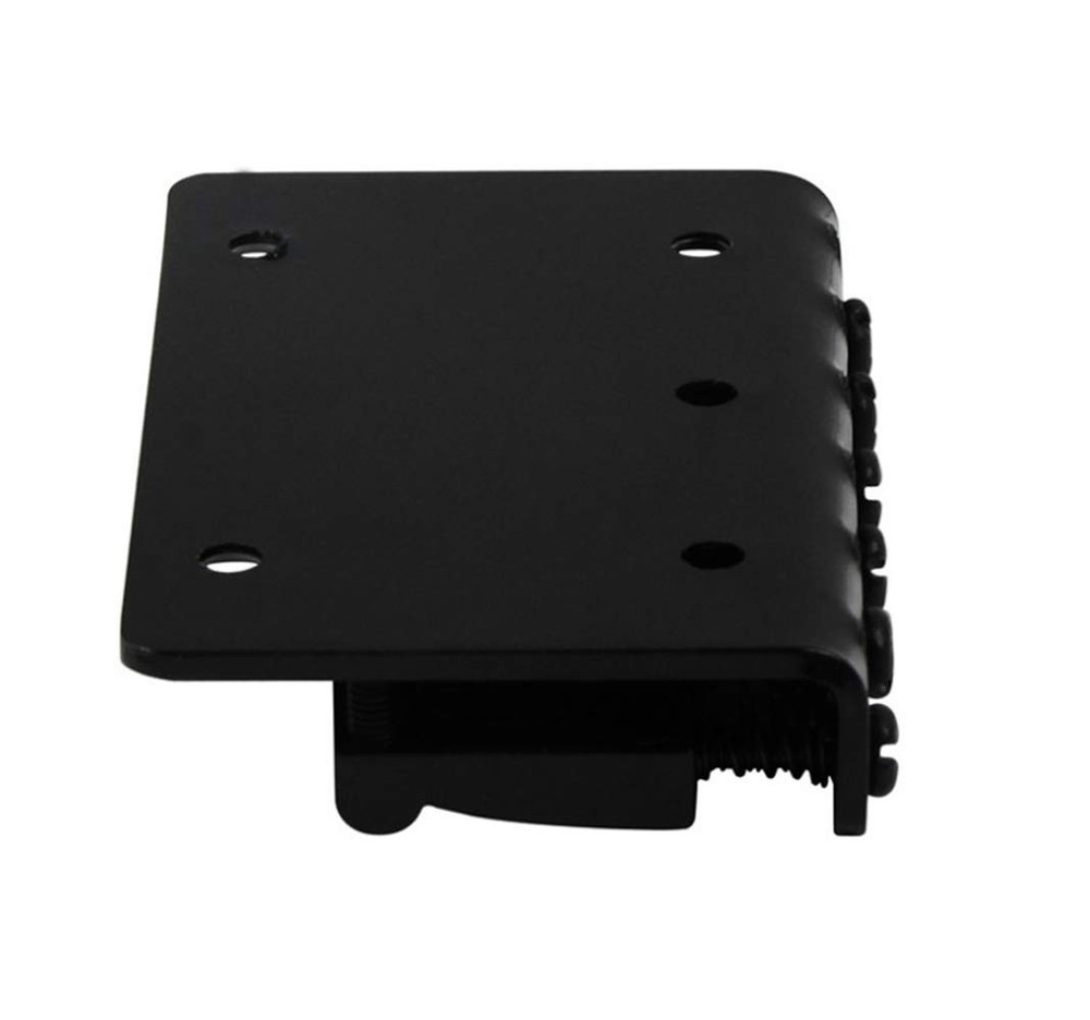 6 String 65MM Metal Fixed Hardtail Saddle Bridge Top Load Guitar Black