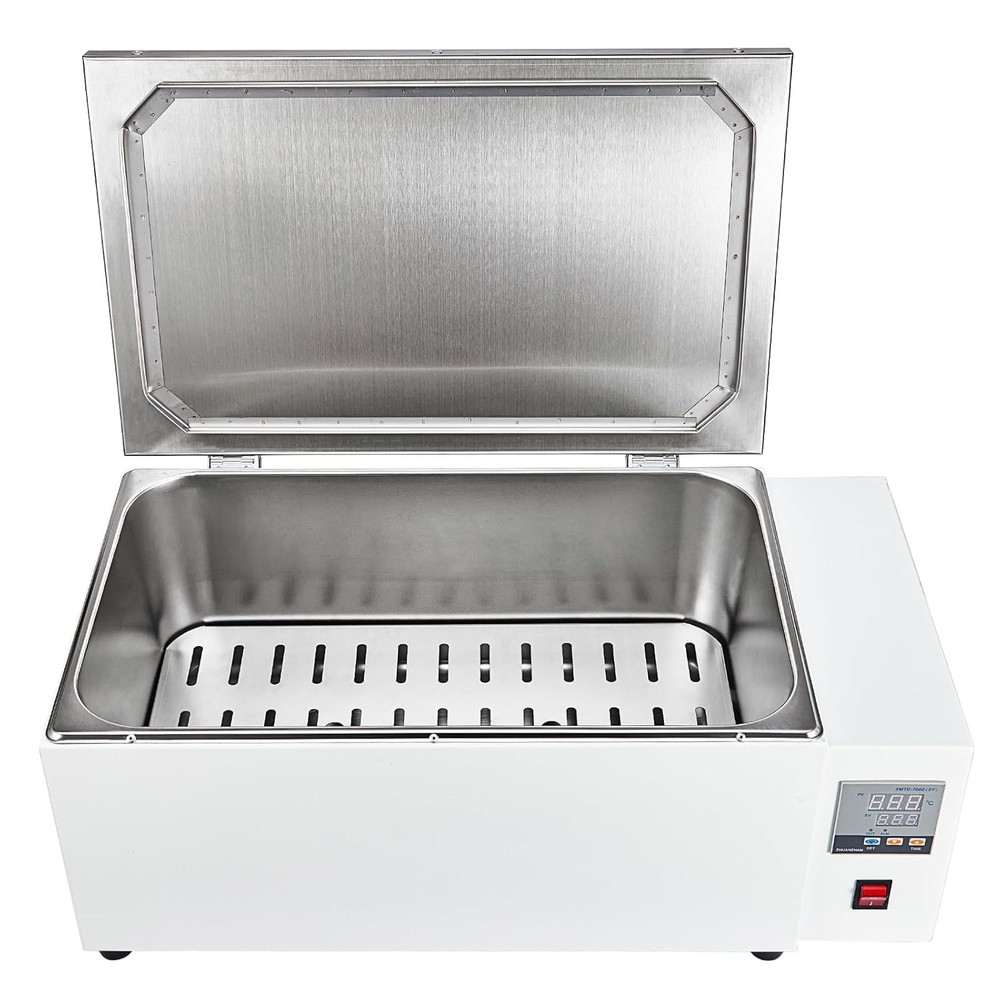 30L Water Bath Heating Lab Water Bath Heater 1500 W Thermostatic Timer Function