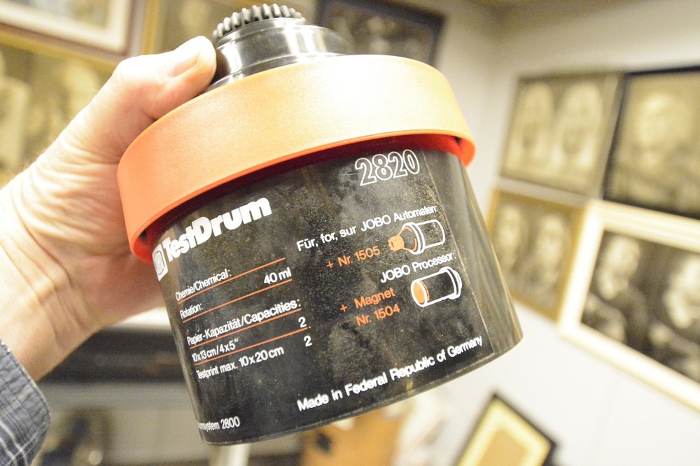 Jobo TestDrum 2820 Drumsystem film developing processing tank with reel COG LID