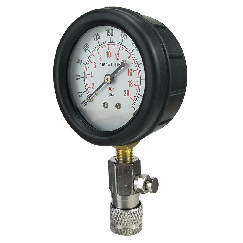 Car Compression Cylinder Pressure Tester Gauge Multi-function Petrol Gas Engine