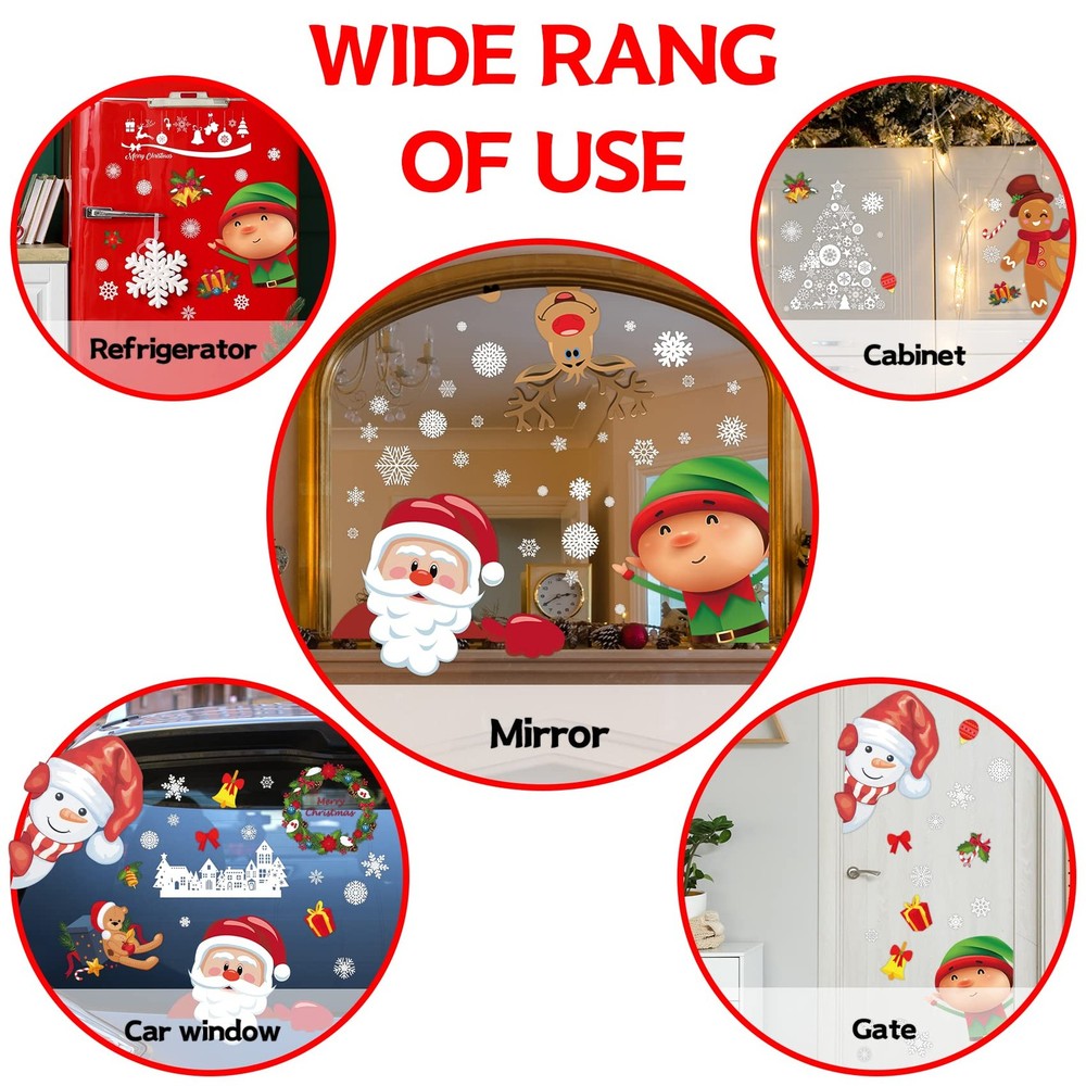 Christmas Decorations - Window Clings