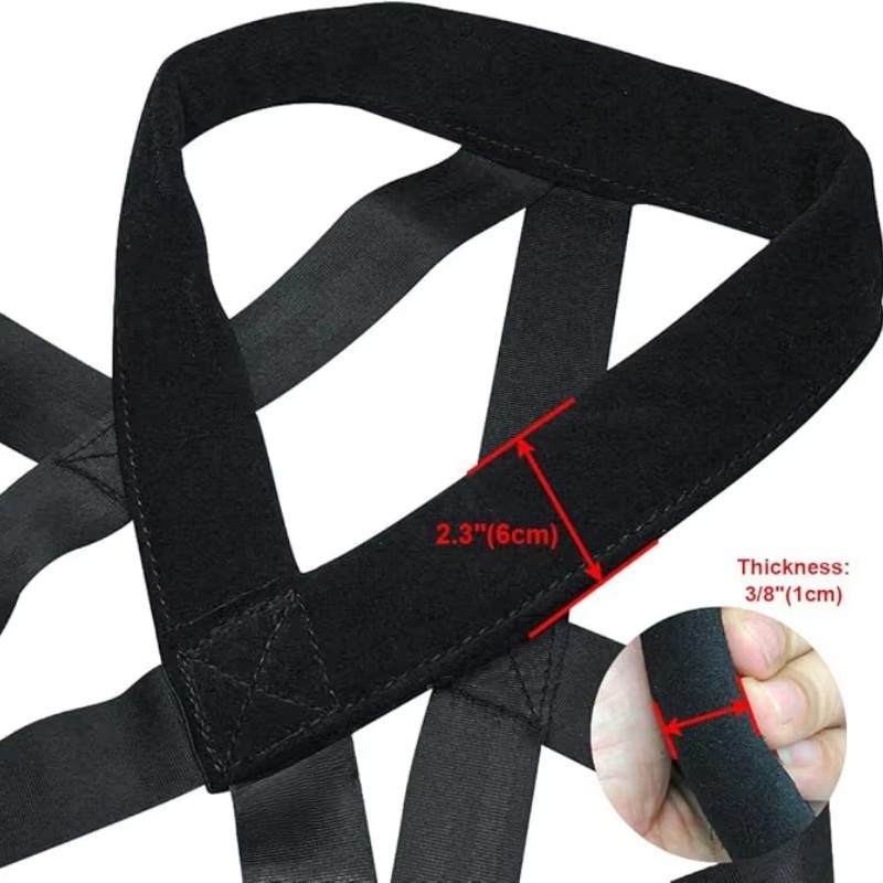 Dog Sled Harness for Large Work Dogs, Dog Pulling Sledding Harnesses for Behavio