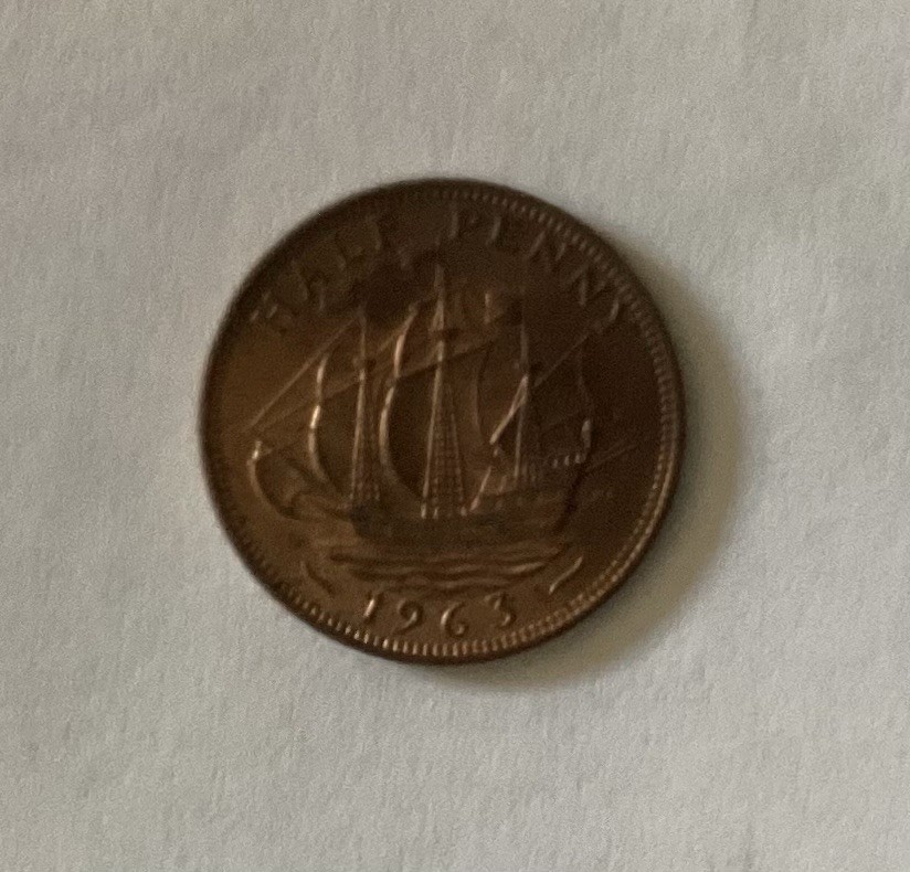 GREAT BRITAIN 1/2 PENNY 1963