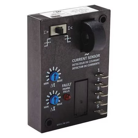 Dayton 6C055 Current Sensing Relay2 To 20A, 120Vac