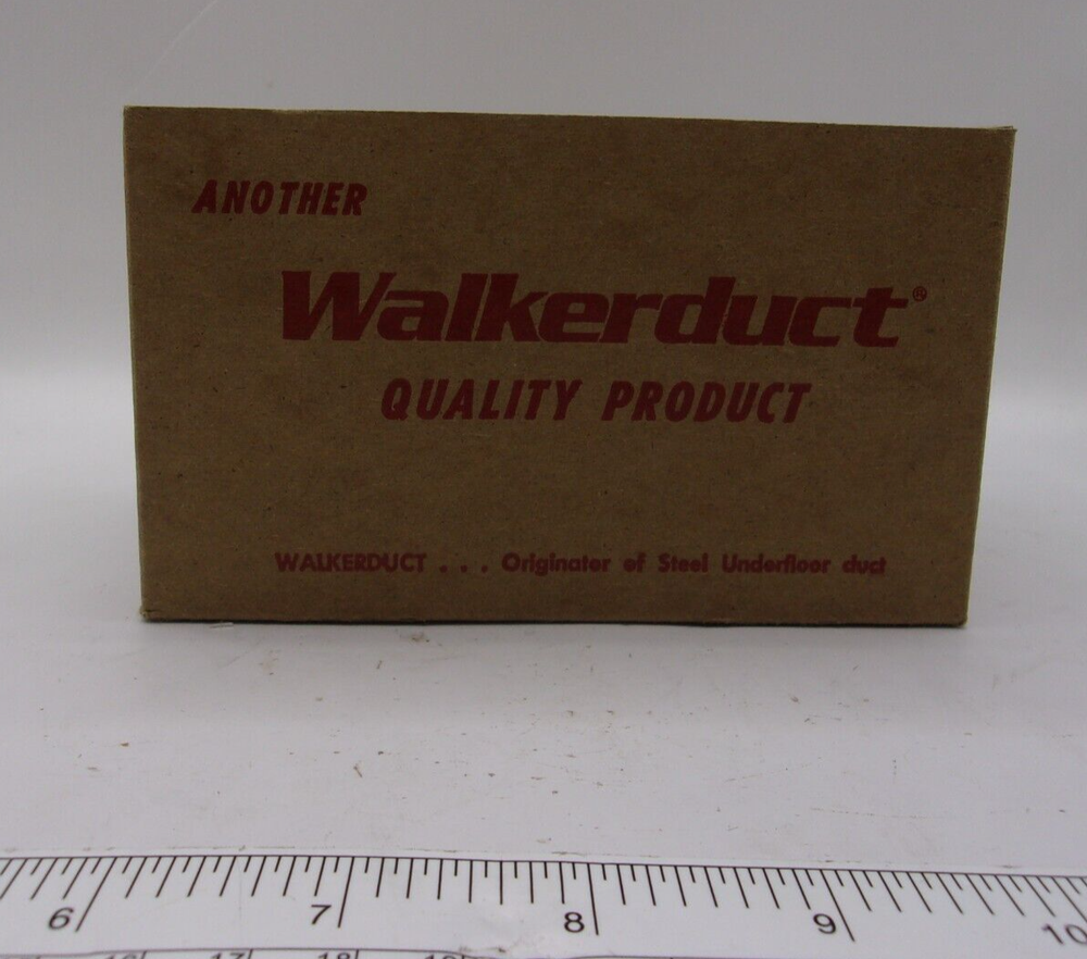 WALKERDUCT, 513D, Outlet Fitting Two Duplex Receptacles, 1561A