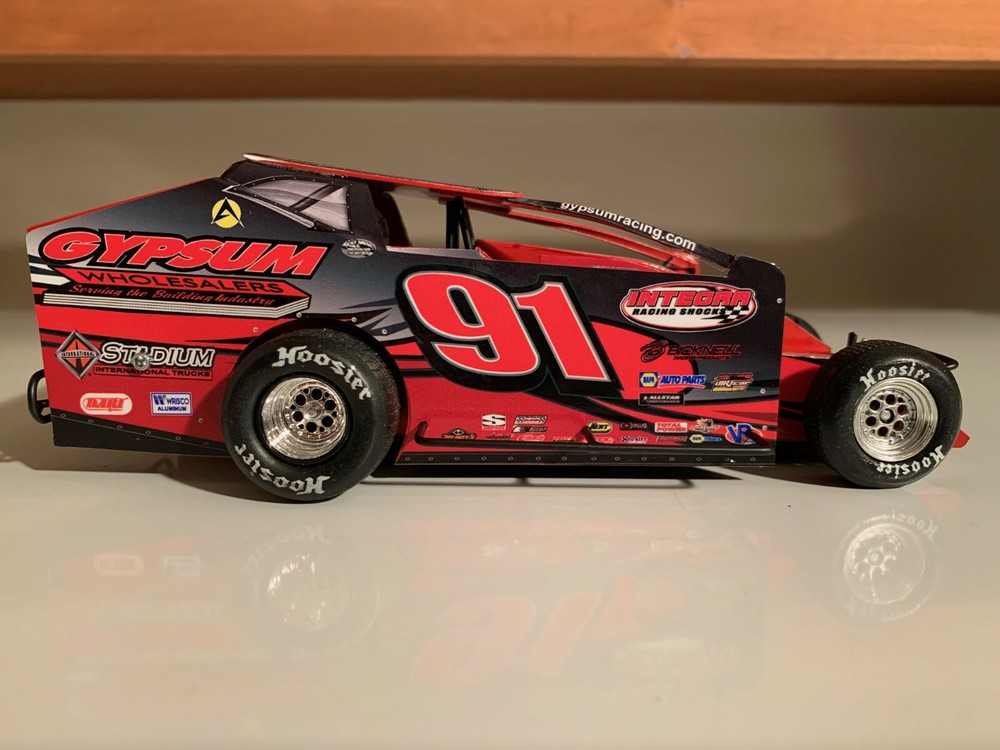 EDM MUDBOSS DIRT MODIFIED 1X24 SCALE BILLY DECKER 2019 THEME WRAP KIT