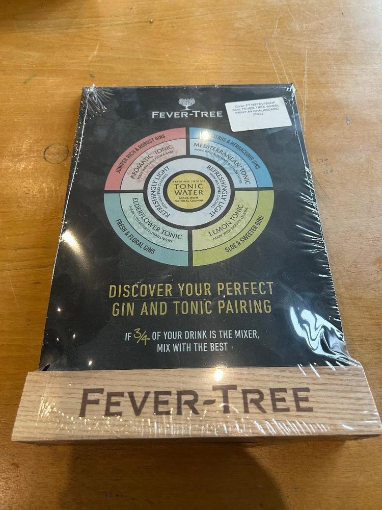 FEVER TREE CHALK BOARD ** Brand new **