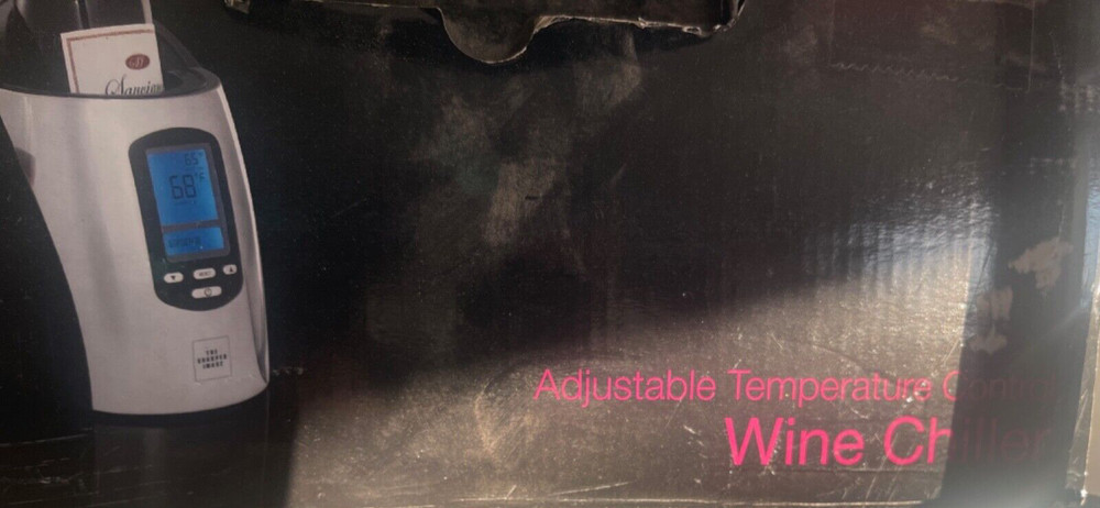 WINE COOLER - SINGLE BOTTLE - SHARPER IMAGE