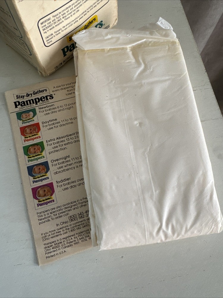 vintage pampers diapers