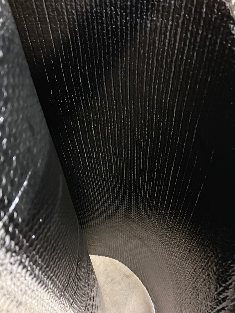 Continuous Double Bubble Reflective Foil BLACK Insulation Roll: 4FT X 4FT R8