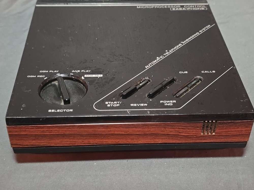 Vintage Panasonic Easa-Phone Answering System Microprocessor Control As-Is