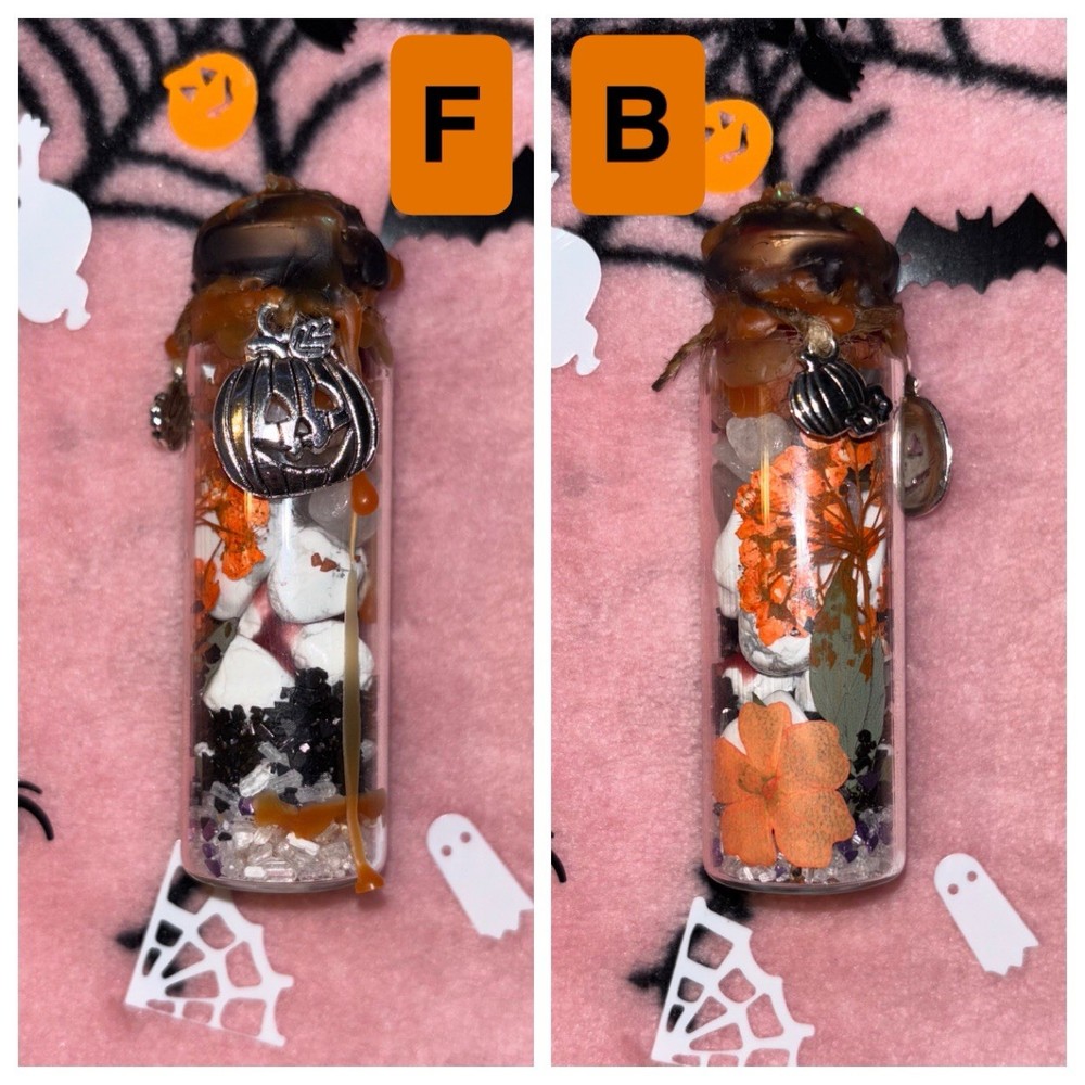 Autumn Halloween For Stability Crystal Spell Jar 15ml