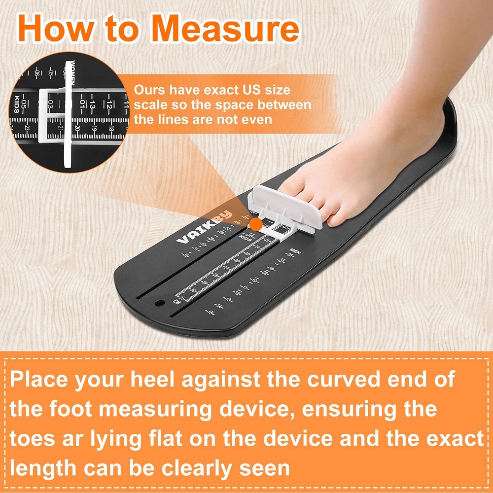 Foot Measurement Device, Shoe Sizer Measuring Devices Ruler Sizer for ...